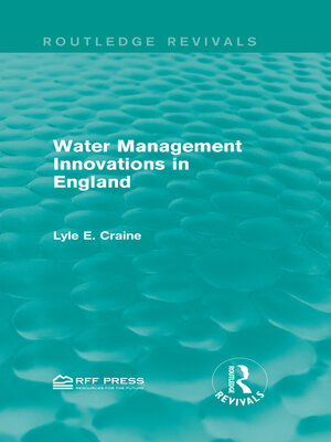 cover image of Water Management Innovations in England